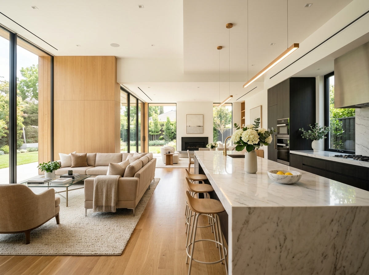 Luxury clean home interior